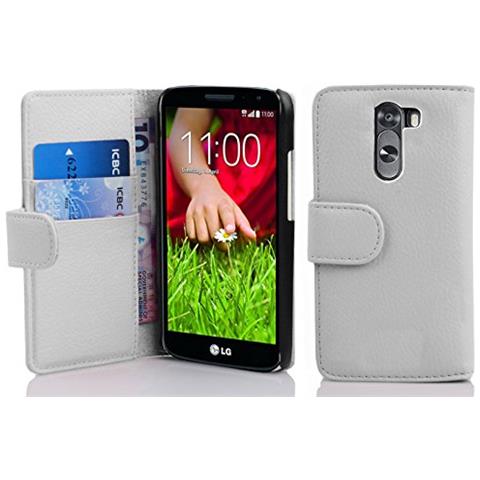 Cadorabo Custodia Compatibile Con Lg G2 Mini In Magnesio Bianco - Coperchio Protettivo In Ecopelle Testurizzata E Tasca Per Carte Di Credito - Foto 4