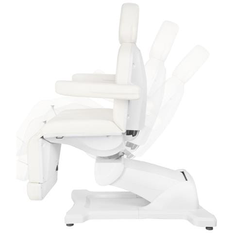 Azzurro Poltrona Cosmetica Elettrica 869a Rotante 4 Siln. Bianco - Foto 7