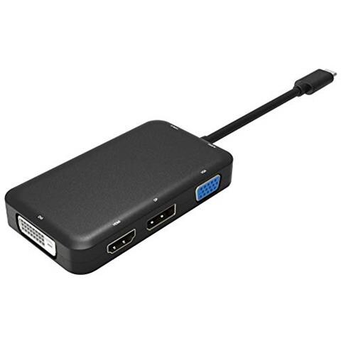 Premiumcord Adattatore Da Usb3.1 Tipo C Hdmi + Dvi + Vga + Displayport - Foto 1