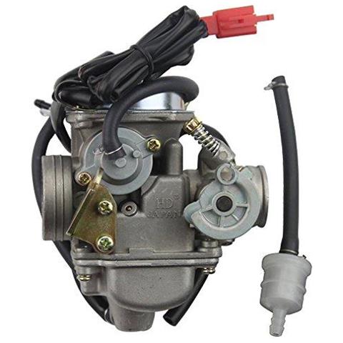 24 Millimetri Pd24j Carburatore Freddo Antipasti Per Gy6 150cc Gy6 150cc 150cc 152qmi 157qmj Atv Go Kart Ciclomotore Motorino Del Motociclo - Foto 1