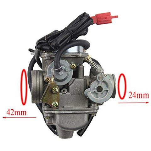 24 Millimetri Pd24j Carburatore Freddo Antipasti Per Gy6 150cc Gy6 150cc 150cc 152qmi 157qmj Atv Go Kart Ciclomotore Motorino Del Motociclo - Foto 4