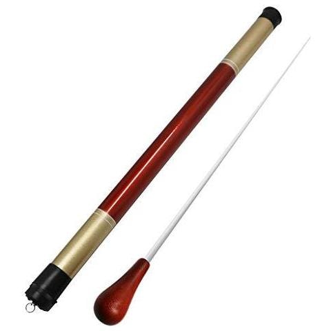 Musica Baton Orchestra Baton Direzione Di Banda Baton Con Tubo Manica (rosewood Handle)  - Foto 1