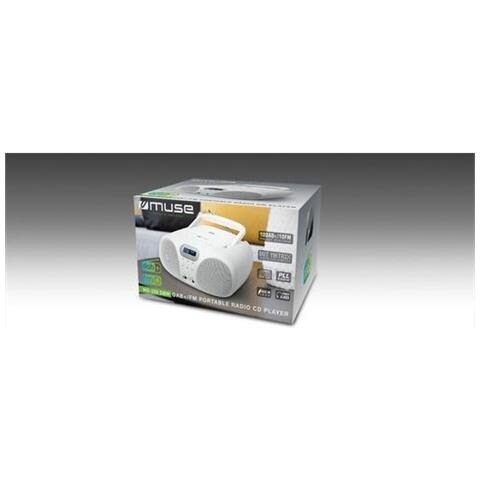 Md-208 Dbw Radio Portatile Dab + Fm Cd Bianco - Foto 2