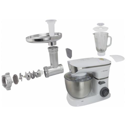 Robot da Cucina EKM025 Capacità 5 L Potenza 1000 W Colore Bianco / Acciaio  - Foto 3