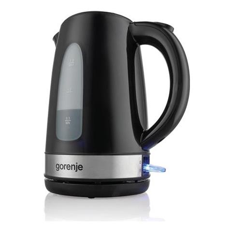 Bollitore K17bk Standard, Plastica / Metallo, Nero, 2200 W, Base Girevole A 360°, 1,7 L - Foto 2