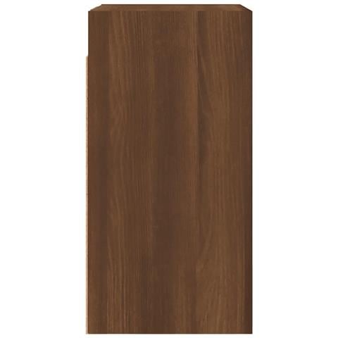 Mobili Tv 2 Pz Rovere Marrone 30,5x30x60cm In Legno Multistrato - Foto 2