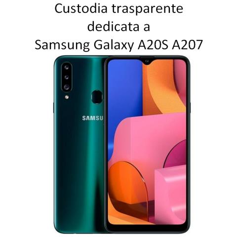 Ultra Slim Custodia Tpu Silicone 0,3mm Cover Case Per Samsung Galaxy A20s A207 Trasparente - Foto 2