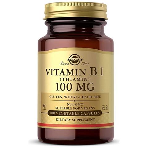 Vitamina B1 (tiamina) 100 Mg 100 Capsule Vegetali - Foto 1