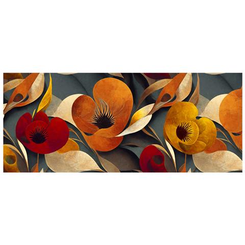 Tappeto Passatoia Cucina Antiscivolo Sottolavello Digitale Disegno Ninphea 50x600 Ninphea - Foto 1