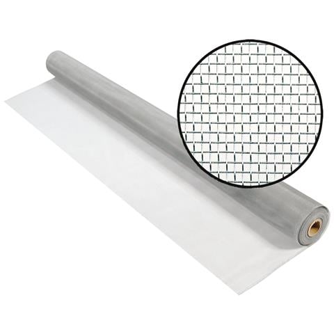 Zanzariera In Alluminio Finitura Brillante Rotolo 30,5 Mt. - 100 Cm. Grey - Foto 1