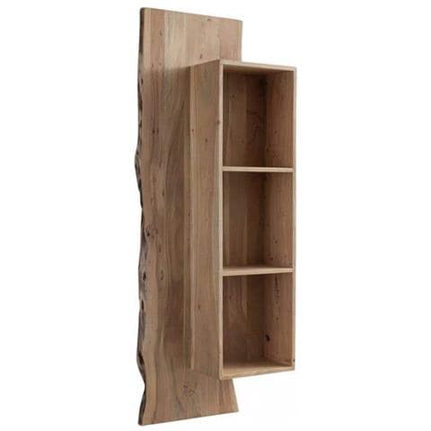 Mensola Scaffale Design Da Interno A 3 Ripiani In Legno Di Acacia Drommer - Foto 1