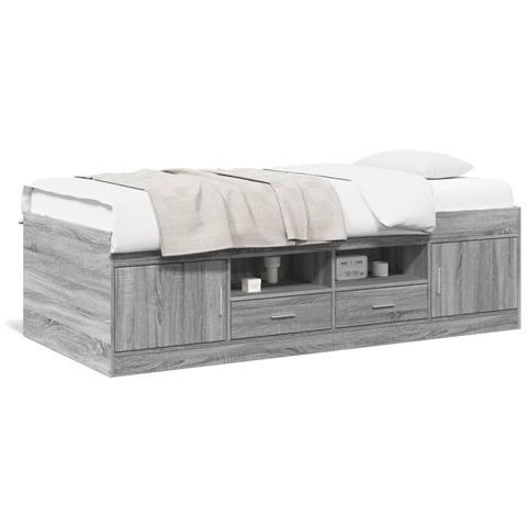 Divano Letto Con Cassetti Senza Materasso 90x190 Cm - Foto 2