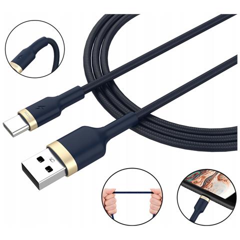 Cavo Da Usb A Usb Tipo C 1m Linea Premium Va0059 - Foto 1