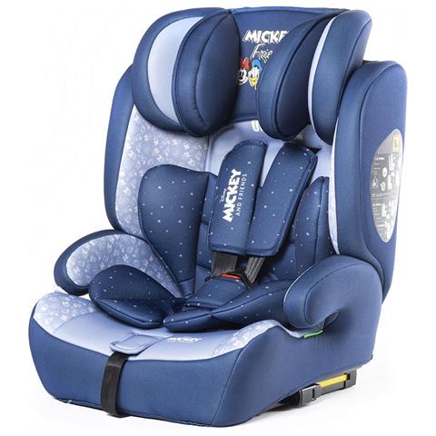Seggiolino Auto Mickey Mouse Con Attacco Isofix Per La Sicurezza Dei Bambini Con Altezza Da 76 A 150 Cm - Foto 5