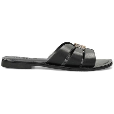 Nikki Slippers Ciabatte Pelle Scarpe Donna Nero Eu 38, Micy1608441w 1000 - Foto 2