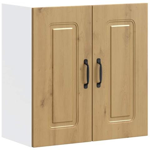 Pensile Da Cucina Kalmar Rovere Artigianale Legno Multistrato - Foto 2