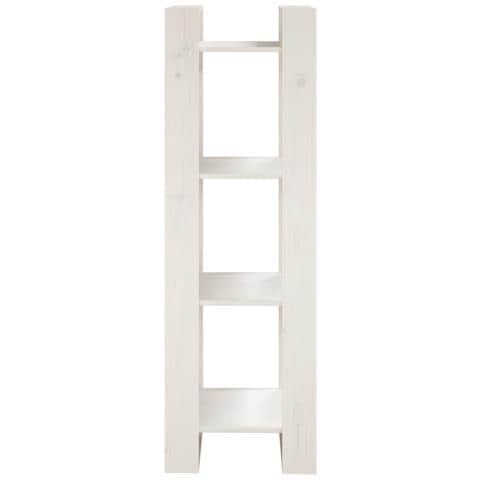 Lusso Casadino - Libreria/divisorio Bianco 41x35x125cm In Legno Massello Di Pino - Foto 2