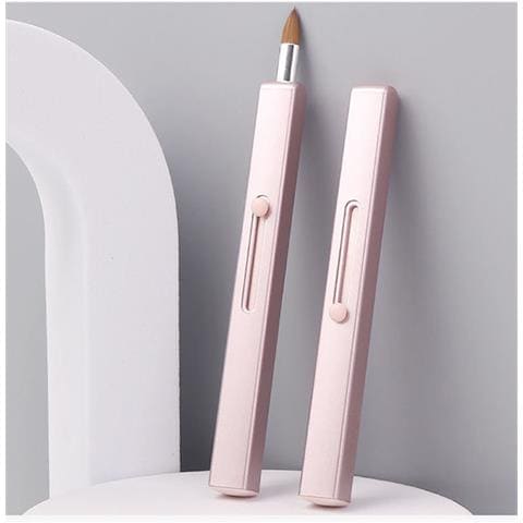 Pennello Labbra Retrattile A Testa Singola Per Trucco Pink - Foto 2