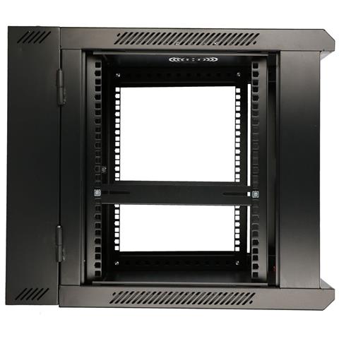 Extralink Armadio per montaggio su rack 6U 600x600 AZH Nero a parete, tipo oscillante, Da parete, 6U, 60 kg, Lucchetti, Griglie, Nero - Foto 9