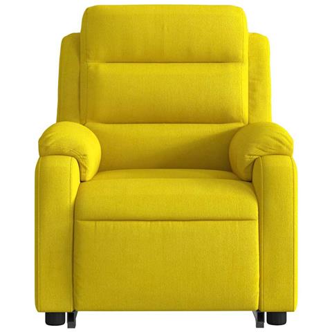 Poltrona Alzapersona Massaggiante Elettrica Gialla Velluto - Foto 9