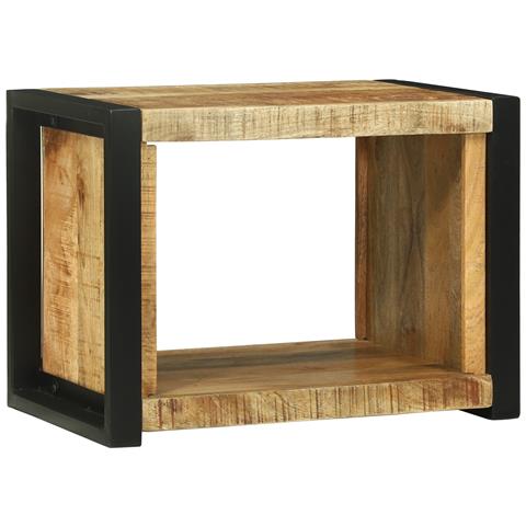 Cubo da Parete 55x35x40 cm Legno Massello di Mango - Foto 1