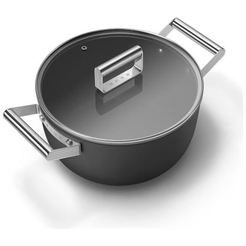 Pentola Nera Opaca Da 24 Cm + Coperchio - Csf2412blm - Foto 2