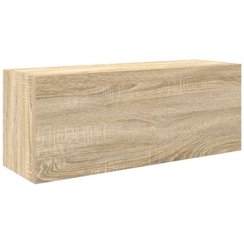 Mobile da Bagno Rovere Sonoma 80x25x30 cm in Legno Multistrato - Foto 1