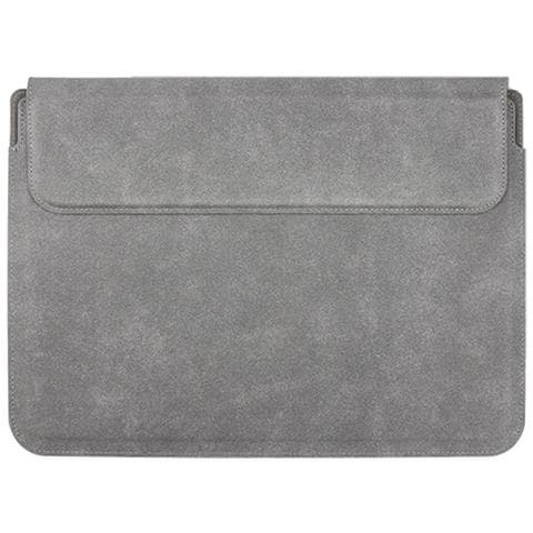 Custodia Grigia In Pelle Per Laptop 13 Pollici - Custodia Protettiva Con Supporto Di Raffreddamento, Compatibile Con Macbook, Dell, Lenovo E Altri Marchi - Foto 2