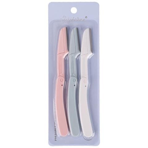 Set Di Rasoio Pieghevole Per Sopracciglia - 3 Pezzi Trimmer Per Sopracciglia In Acciaio Inossidabile - Foto 1