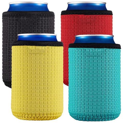 Set Di 4 Raffreddatori Per Lattine In Neoprene - Manicotti Isolanti Per Lattine Di Cola /birra Da 330ml - Foto 1