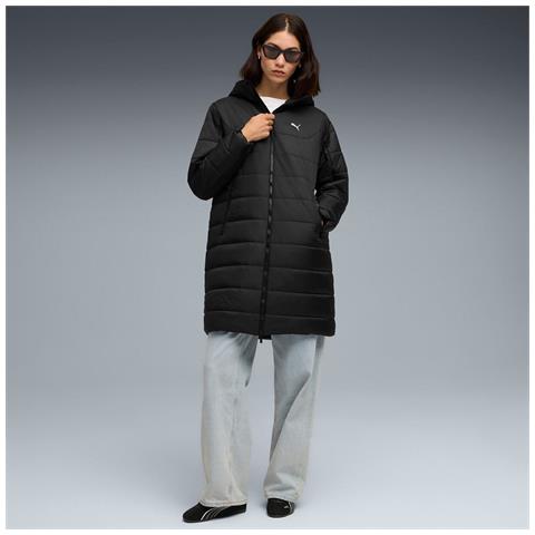 Ess Hooded Padded Parka 68523201, Donne, Nero, M - Foto 2