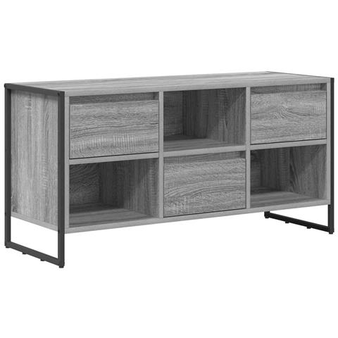 Mobile TV Grigio Sonoma 100 x 36 x 49,5 cm Legno multistrato - Foto 1