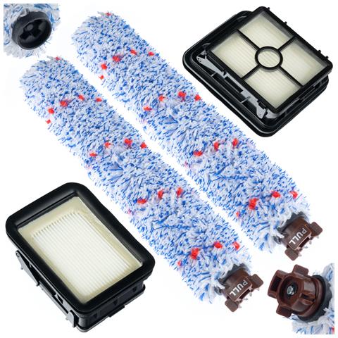 Set Di Filtri Hepa E Spazzole Rotanti Compatibile Con Aspirapolvere Bissell Crosswave 1866 1868f 1785 17132 - Alta Efficienza, Facile Montaggio - Foto 1