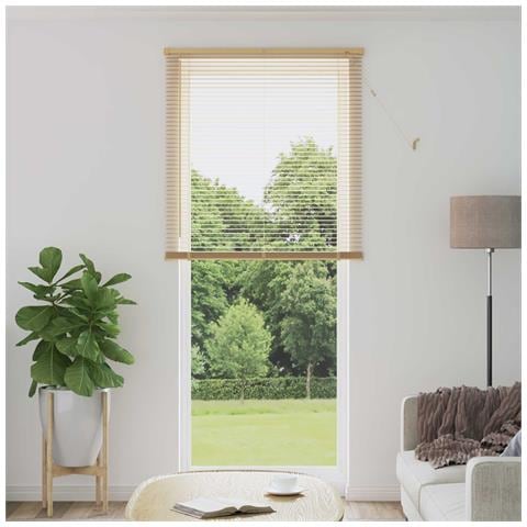 Tenda Veneziana Marrone Chiaro con Motivo 213 x 100 cm PVC - Foto 2
