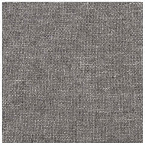 Testiera da Parete 12 pcs Grigio chiaro 30 x 30 cm Tessuto - Foto 1