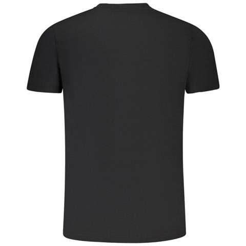 MAGLIETTA DA UOMO A MANICHE CORTE NORVEGIA 1963 NERA - Colore: Nero, Taglia: M - Foto 2