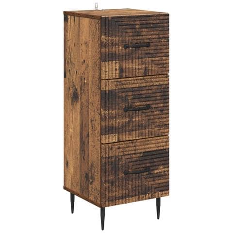 Mobile con Cassetti Legno antico 33 x 34,5 x 89,5 cm - Foto 1