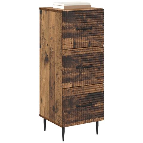 Mobile con Cassetti Legno antico 33 x 34,5 x 89,5 cm - Foto 2