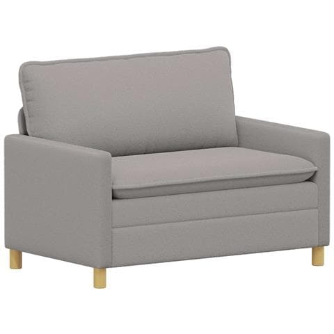 Divano Grigio Chiaro 126 x 81 x 87,5 cm Tessuto - Foto 1
