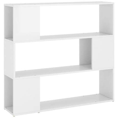 Libreria /Divisorio Bianco Lucido 100x24x94 cm - Foto 1