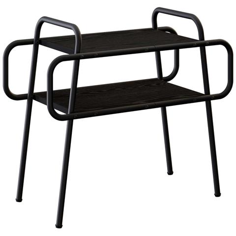 Tavolino da salotto Rovere Nero 60 x 30 x 51 cm - Foto 1