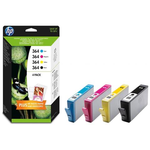 364 - Confezione da 4 - nero, giallo, cyan, magenta - originale - cartuccia  - Foto 1