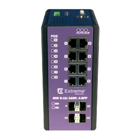 Switch di Rete 16802 Gestito L2 Fast 8 Porte Ethernet (10/100) Supporto Power Over Ethernet (PoE) Colore Nero /Lillà - Foto 1