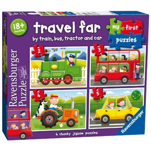 RVB07303 My first puzzles - I mezzi di trasporto - 2-3-4-5 Pezzi - Foto 1