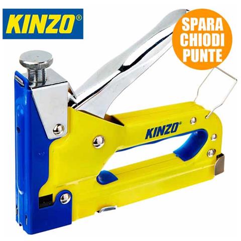 Pinzatrice Graffatrice Tridirezionale Professional 600 Punte Assortite Kinzo - Foto 1