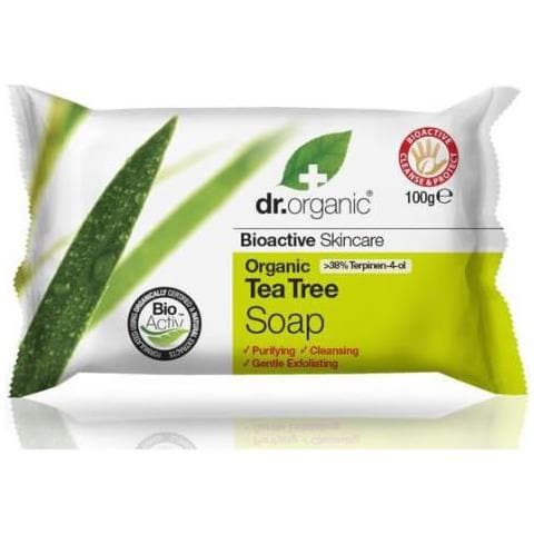 Dr Organic Tea Tree Soap - Sapone 100ml - Foto 1