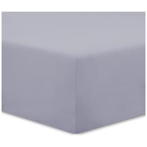 Vision Lenzuola Con Angoli Grigio 200x200 - 100% Cotone - Da 30 Centimetri Con Altezza - Foto 5