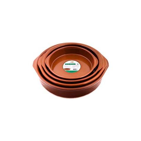 Raimundo - Casseruola In Terracotta Con Manici 32 Cm, 3 Litri, Colore: Miele - Foto 2