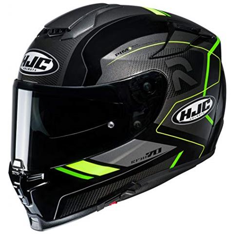 HJC - 14470409 Rpha 70 Copto Mc4h - Casco Da Motociclismo Uomo, Multicolore (nero / Grigio