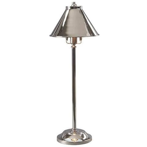 Lampada Da Tavolo 1 Luce Nichel Lucido, E14 - Foto 1